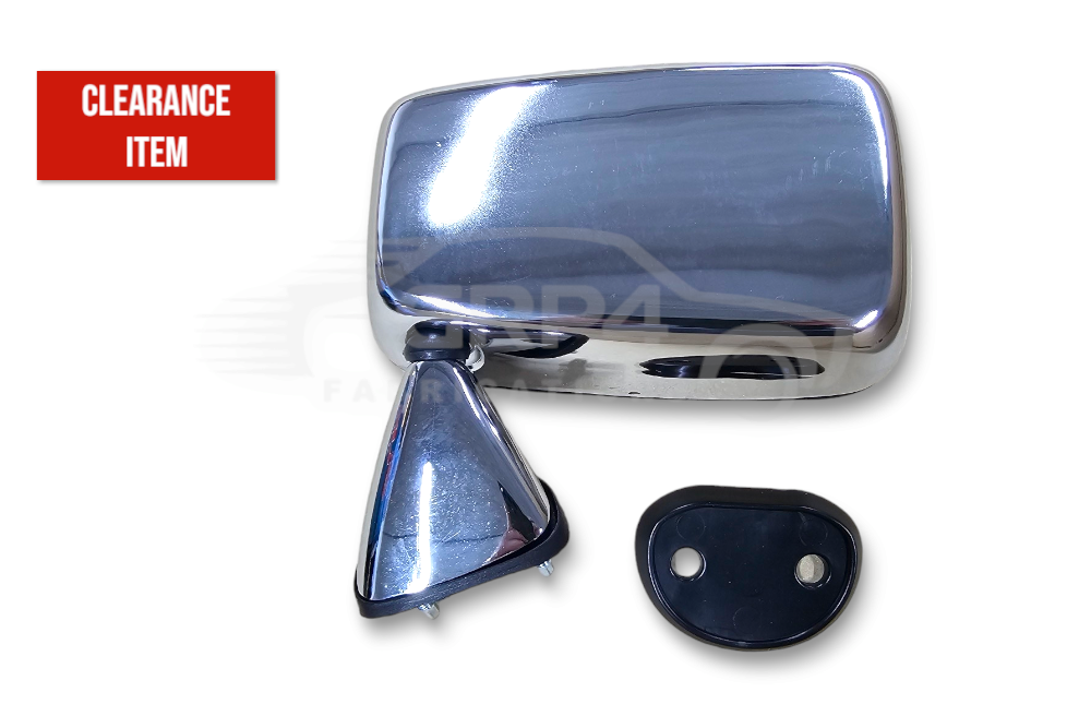 Mk2 Escort Door Mirror Chrome LH-Clearance