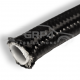 AN8 PTFE LINED BLACK NYLON STAILNESS BRAIDED FUEL HOSE 