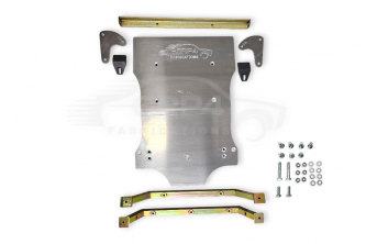 GRP4 Chassis Mounted Sump Guard 8mm dry Sump with longer front