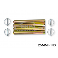 WRC SILL STAND 25MM PINS & CLIPS ONLY -  SET OF 4 *P