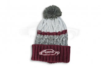 GRP4 MAROON POMPOM BEANIE *ND