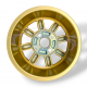 Revolution Rally 6 X 13 8 Spoke Gold wheel for Escort group 4 fit