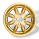 Revolution Rally 6 X 13 8 Spoke Gold wheel for Escort group 4 fit