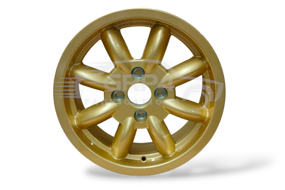 Revolution Rally 6 X 15 8 Spoke Gold wheel for Escort group 4 fit